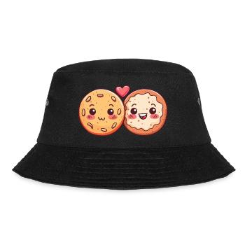 Cookies Couple Amour Coeur Bande Dessinée - Bob - noir - Devant - Lela (165cm)