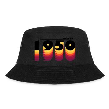 Le meilleur de 1950 - 75ème anniversaire Vintage 1950 Hommes - Bob - noir - Devant - Lela (165cm)