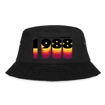 Best of 1988 - Celebrate 37 Years in Vintage - Bucket Hat - black - Front - Lela (165cm)