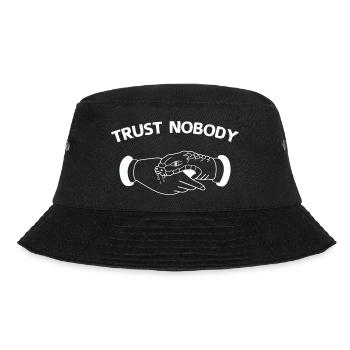trust nobody - Bucket Hat - black - Front - Lela (165cm)