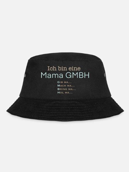 Mama GmbH – Mom in the lead - Bucket Hat - black