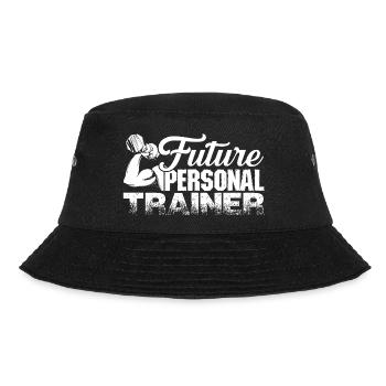 Personal Trainer Future Personal Trainer - Bucket Hat - black - Front - Lela (165cm)