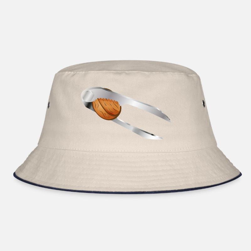 Walnut in a nutcracker – classic Christmas motif Bucket Hat