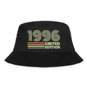 Vintage 1996 Retro 1996 Birthday Gift - Bucket Hat - black - Front - Lela (165cm)