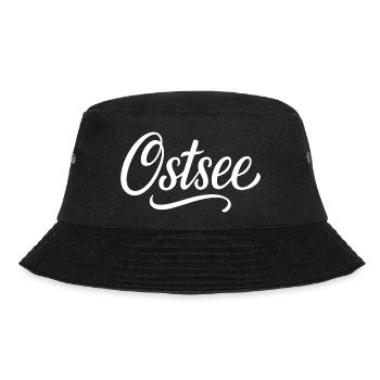 Baltic Sea Calligraphy Contrast - Bucket Hat - black - Front - Lela (165cm)
