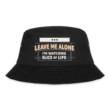 Anime introvert Weeb couch potato - Bucket Hat - black - Front - Lela (165cm)