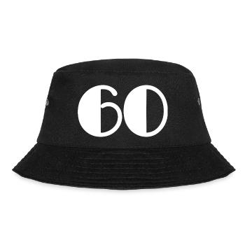 60. 60 ANS. 60e ANNIVERSAIRE. ANNIVERSAIRE 60 ANS. - Bob - noir - Devant - Lela (165cm)