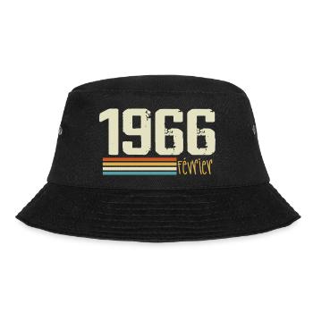 February 1966 - February 1966 Anniversary 1966 - Bucket Hat - black - Front - Lela (165cm)