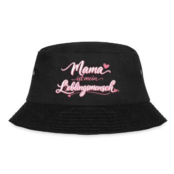 Mom Is My Favorite Person Gift - Bucket Hat - black - Front - Lela (165cm)