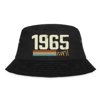 Born in April 1965 - Bucket Hat - black - Front - Lela (165cm)