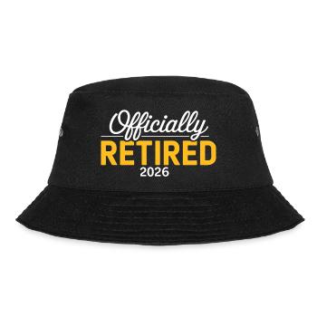 Retired 2026 Funny Retired Graphic Men Retirement - Bucket Hat - black - Front - Lela (165cm)