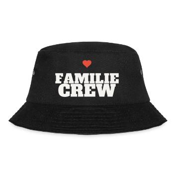 Familie Crew Family Zusammenhalt Team Liebe Gruppe - Bucket Hat - Schwarz - Vorne - Lela (165cm)