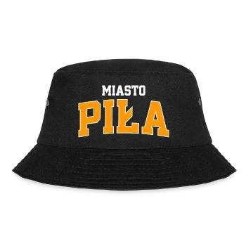 Sportlogo der Stadt Piła - Bucket Hat - Schwarz - Vorne