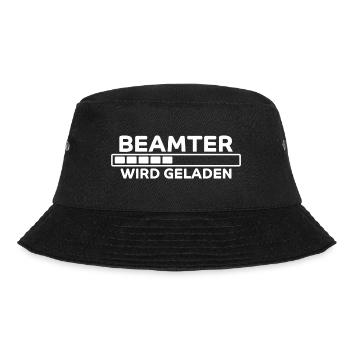 Beamter Spruch Verbeamtung Büro Beamten Geschenk - Bucket Hat - Schwarz - Vorne - Lela (165cm)