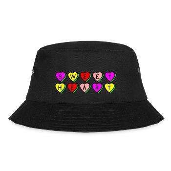 My little heart leaf - Bucket Hat - black - Front - Lela (165cm)