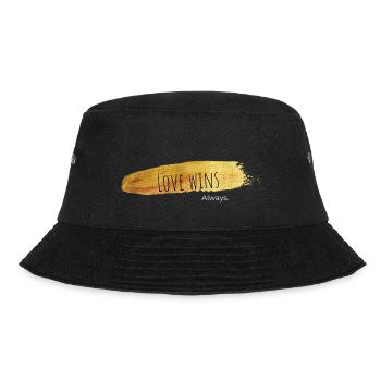 Love Always Wins - Bucket Hat - Schwarz - Vorne - Lela (165cm)