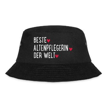 Best geriatric nurse in the world - Bucket Hat - black - Front - Lela (165cm)
