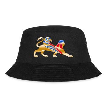 Ägyptische Götter alt - Bucket Hat - Schwarz - Vorne - Lela (165cm)