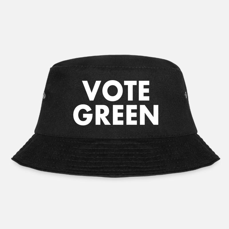 Vote green - Bucket Hat - Schwarz