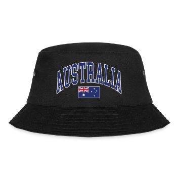 Australia - Bucket Hat - Schwarz - Vorne - Lela (165cm)