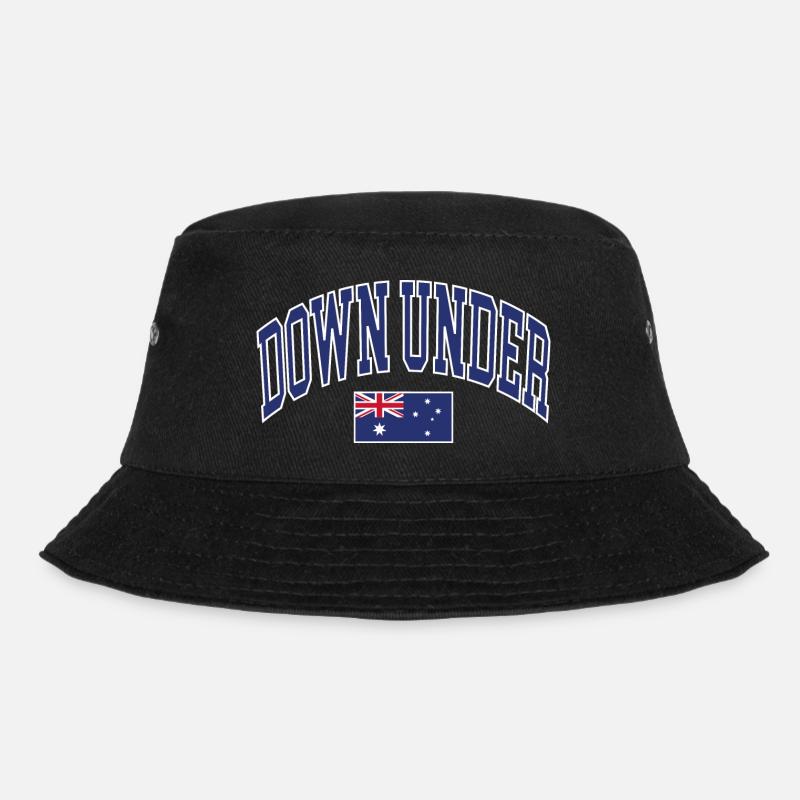 Down Under - Bucket Hat - Schwarz
