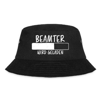 Beamter Spruch Verbeamtung Büro Beamten Geschenk - Bucket Hat - Schwarz - Vorne - Lela (165cm)