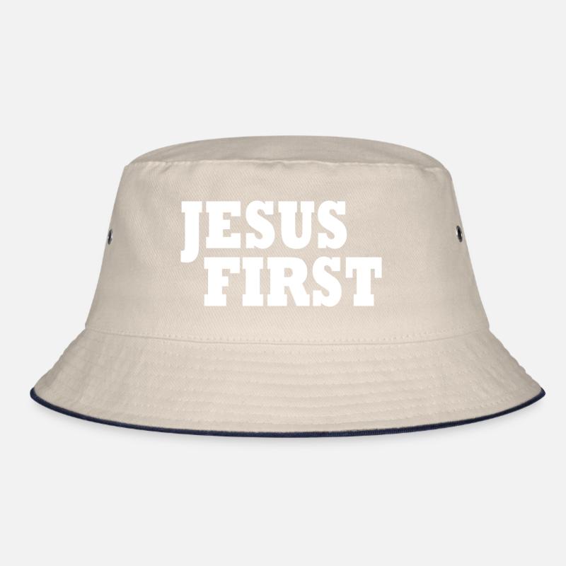 Jesus first Bucket Hat