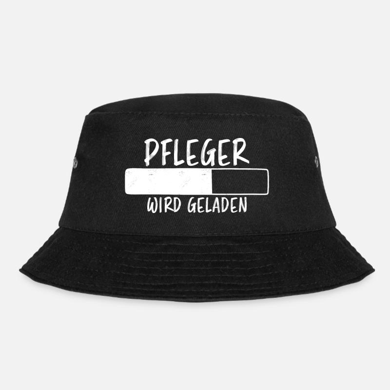 Pfleger Spruch Pflegekraft Lustig Pfleger Geschenk - Bucket Hat - Schwarz