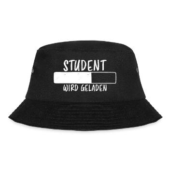 Student Spruch Uni Universität Student Geschenk - Bucket Hat - Schwarz - Vorne - Lela (165cm)