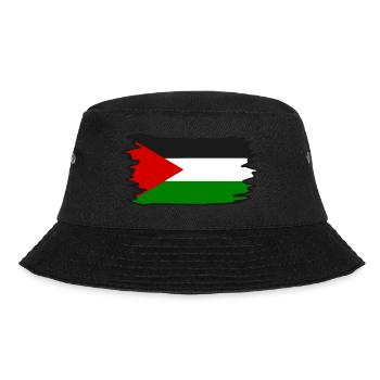 Free palestine - Bucket Hat - Schwarz - Vorne - Lela (165cm)