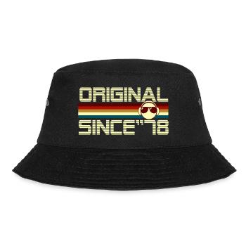 Seit 78 - Bucket Hat - Schwarz - Vorne - Lela (165cm)