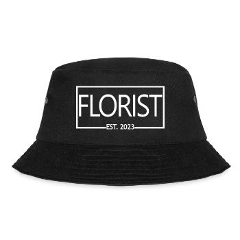 Fleuriste Est. 2023 Étudiant fleuriste diplômé - Bob - noir - Devant - Lela (165cm)