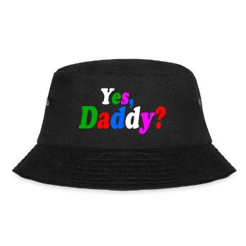 Yes daddy - Bucket Hat - Schwarz - Vorne - Lela (165cm)