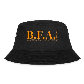 B.F.A. - BACHELOR OF FINE ARTS 2023 - Bucket Hat - black - Front - Lela (165cm)