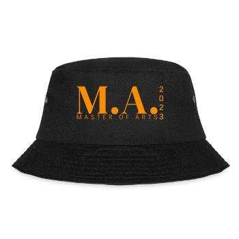 M.A. - MASTER OF ARTS 2023 - Bucket Hat - black - Front - Lela (165cm)