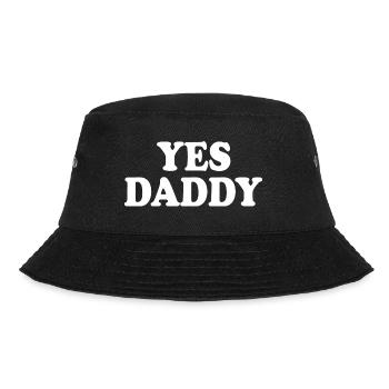 Yes daddy - Bucket Hat - Schwarz - Vorne - Lela (165cm)