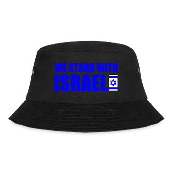 We stand with israel - Bucket Hat - black - Front - Lela (165cm)