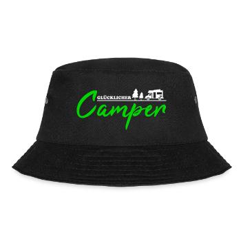 Camping Really Happy Motorhome Gift Camper - Bucket Hat - black - Front - Lela (165cm)
