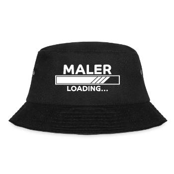 Maler Spruch Lackierer Lustiges Maler Geschenk - Bucket Hat - Schwarz - Vorne - Lela (165cm)