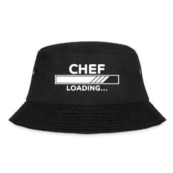 Chef Spruch Beruf Kollegen Lustiges Chef Geschenk - Bucket Hat - Schwarz - Vorne - Lela (165cm)