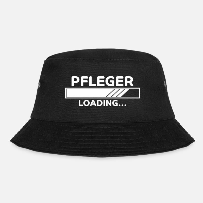 Pfleger Spruch Pflegekraft Lustig Pfleger Geschenk - Bucket Hat - Schwarz
