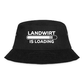 Landwirt Spruch Traktor Lustiges Landwirt Geschenk - Bucket Hat - Schwarz - Vorne - Lela (165cm)