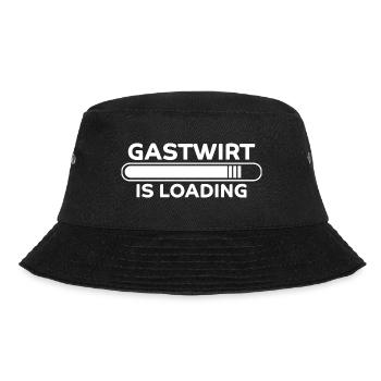 Gastwirt Spruch Kneipe Wirt Fun Gastwirt Geschenk - Bucket Hat - Schwarz - Vorne - Lela (165cm)