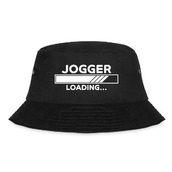 Jogger Spruch Fun Laufen Lustiges Jogging Geschenk - Bucket Hat - Schwarz - Vorne - Lela (165cm)