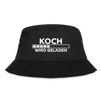 Koch Lustig Spruch Beruf Gastronomie Koch Geschenk - Bucket Hat - Schwarz - Vorne - Lela (165cm)
