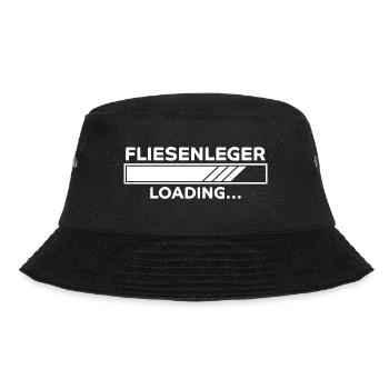 Fliesenleger Spruch Lustiges Fliesenleger Geschenk - Bucket Hat - Schwarz - Vorne - Lela (165cm)