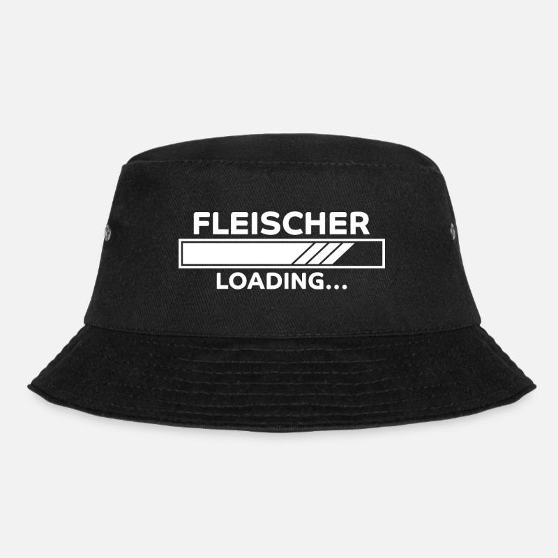Fleischer Spruch Metzger Lustig Fleischer Geschenk - Bucket Hat - Schwarz
