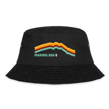 Marmolada Dolomiten Dolomiti 3343 Südtirol Wandern - Bucket Hat - Schwarz - Vorne - Lela (165cm)