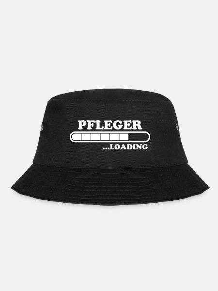 Pfleger Spruch Pflegekraft Lustig Pfleger Geschenk - Bucket Hat - Schwarz