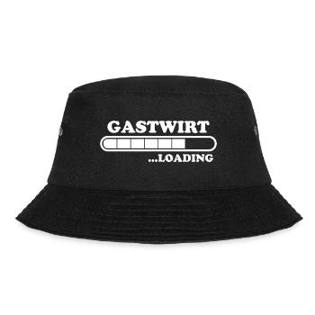 Gastwirt Spruch Kneipe Wirt Fun Gastwirt Geschenk - Bucket Hat - Schwarz - Vorne - Lela (165cm)